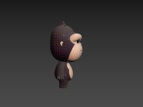 Character238 Gorilla 3D Model
