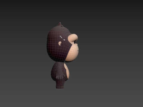 Character238 Gorilla 3D Model