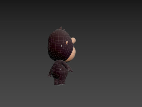 Character238 Gorilla 3D Model