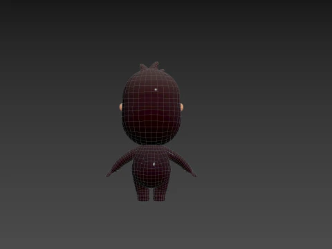 Character238 Gorilla 3D Model