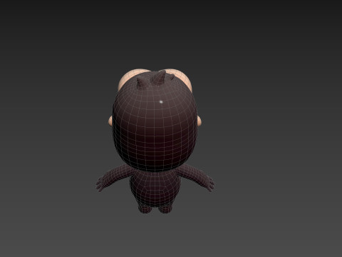 Character238 Gorilla 3D Model