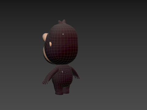 Character238 Gorilla 3D Model