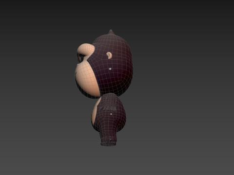 Character238 Gorilla 3D Model