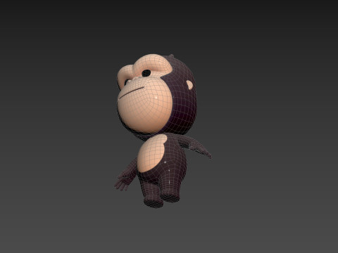 Character238 Gorilla 3D Model