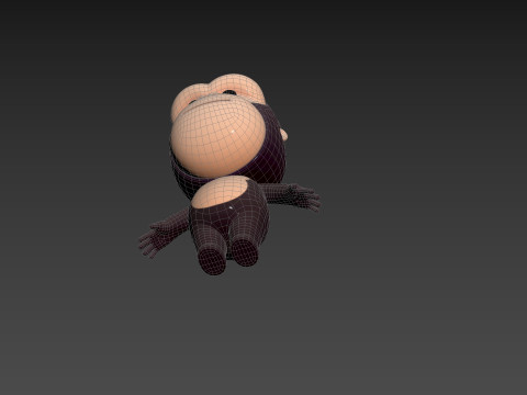 Character238 Gorilla 3D Model