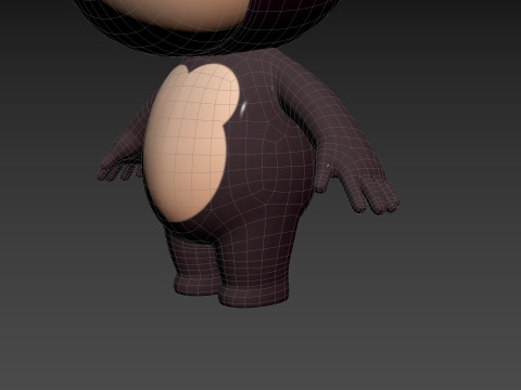 Character238 Gorilla 3D Model