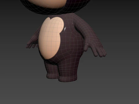 Character238 Gorilla 3D Model