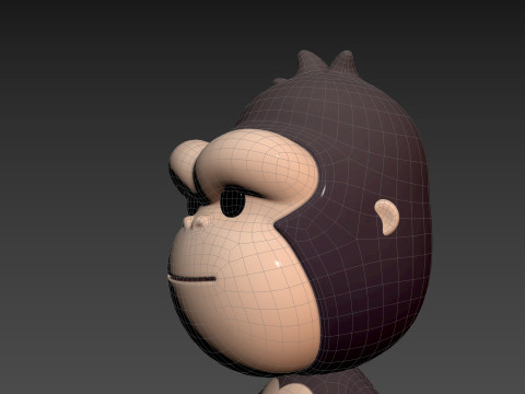 Character238 Gorilla 3D Model