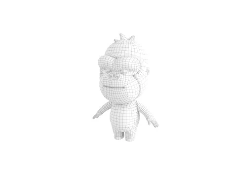 Character238 Gorilla 3D Model