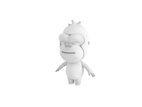 Character238 Gorilla 3D Model