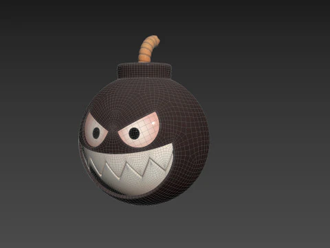 Character239 Bomb Monster 3D Model