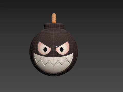 Character239 Bomb Monster 3D Model
