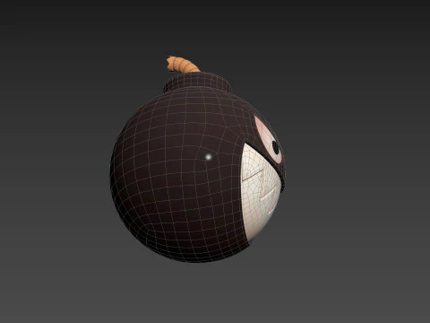 Character239 Bomb Monster 3D Model
