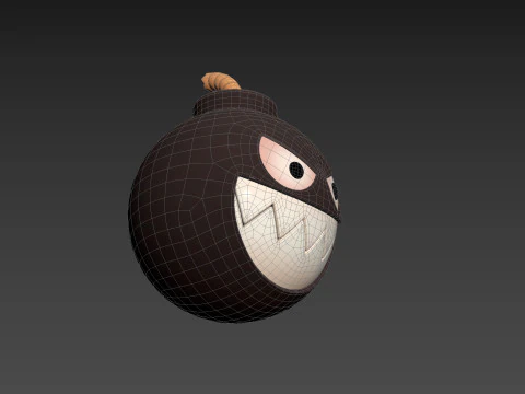 Character239 Bomb Monster 3D Model