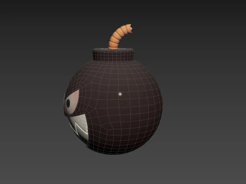 Character239 Bomb Monster 3D Model