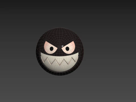 Character240 Cartoon Torpedo 3D Model