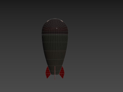 Character240 Cartoon Torpedo 3D Модель