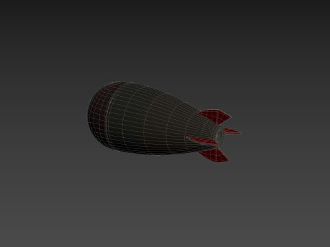 Character240 Cartoon Torpedo 3D Модель