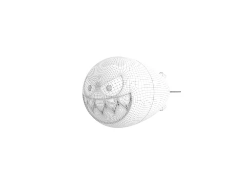 Character240 Cartoon Torpedo 3D Model