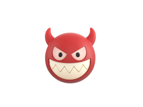 Character241 Devil Face 3D Model