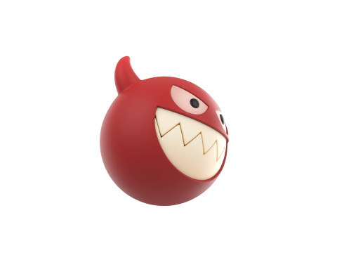 Character241 Devil Face Model 3D