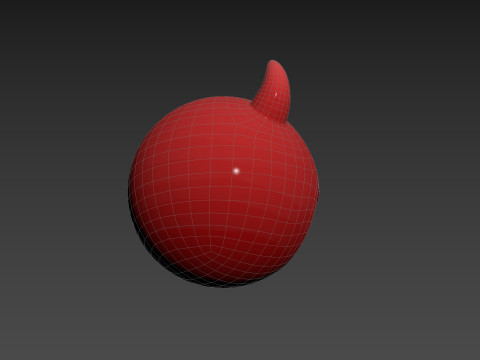 Character241 Devil Face Model 3D