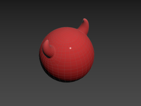 Character241 Devil Face Model 3D