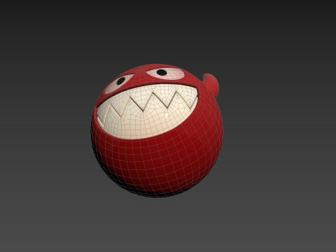 Character241 Devil Face Model 3D