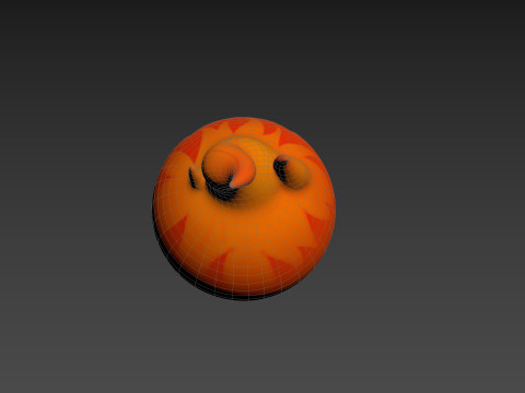Character242 Flame Monster Model 3D