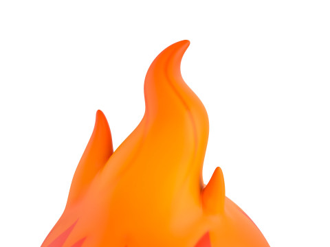 Character242 Flame Monster Model 3D
