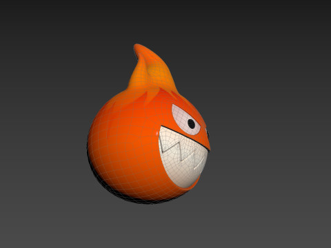 Character242 Flame Monster Model 3D