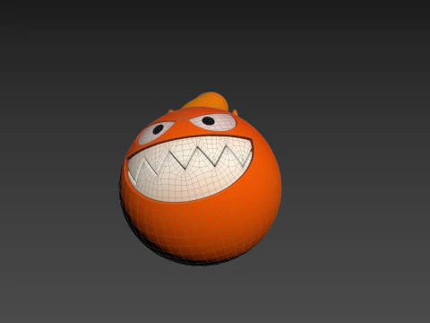 Character242 Flame Monster 3D Model