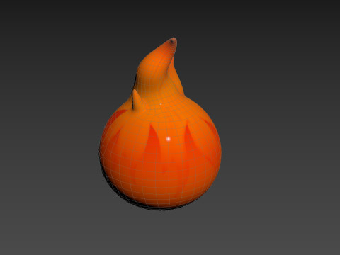 Character242 Flame Monster Model 3D