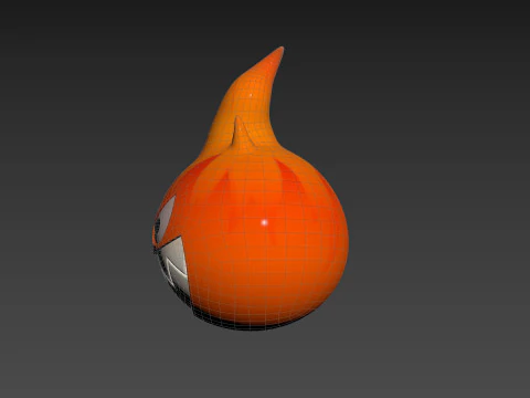 Character242 Flame Monster 3D Model
