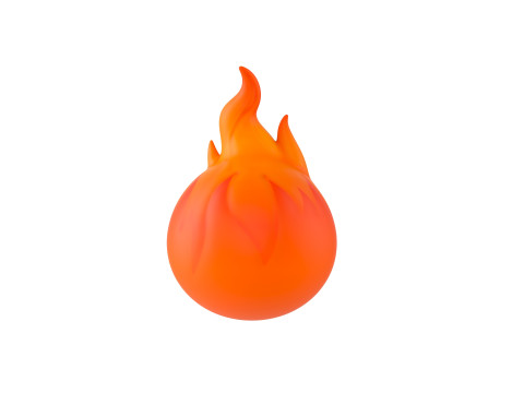 Character242 Flame Monster Model 3D