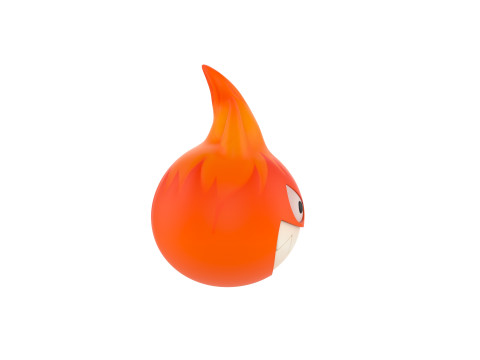 Character242 Flame Monster Model 3D