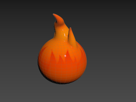 Character242 Flame Monster Model 3D