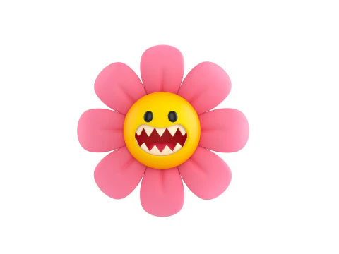 Character243 Devil Flower 3D Model