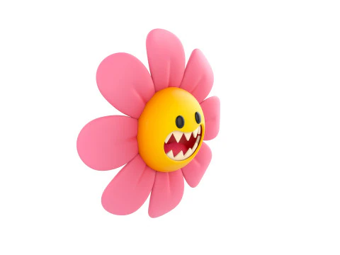 Character243 Devil Flower 3D Model