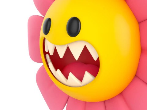 Character243 Devil Flower 3D Model