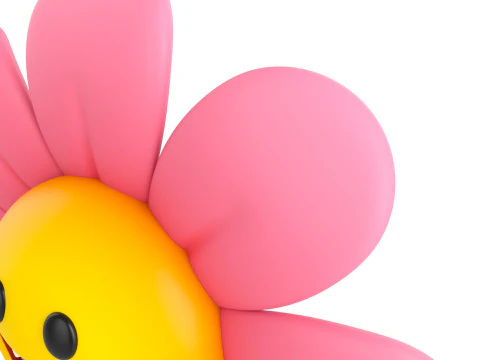 Character243 Devil Flower 3D Model