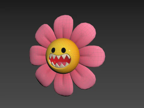 Character243 Devil Flower 3D Model
