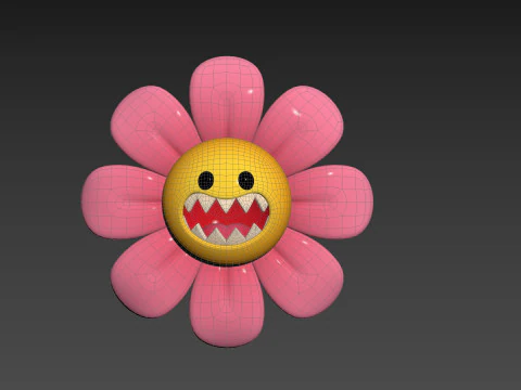 Character243 Devil Flower 3D Model