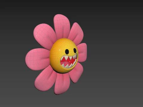 Character243 Devil Flower 3D Model
