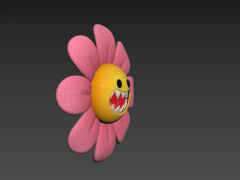 Character243 Devil Flower 3D Model