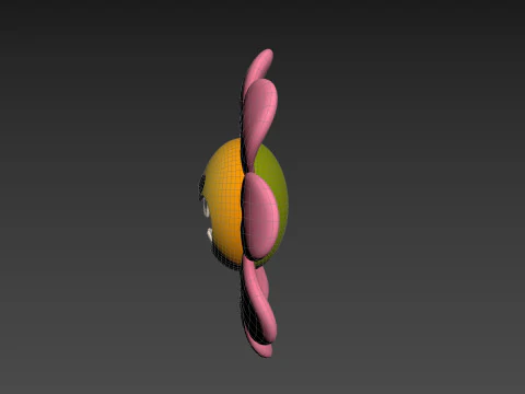 Character243 Devil Flower 3D Model