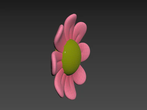 Character243 Devil Flower 3D Model