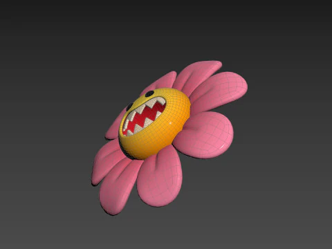 Character243 Devil Flower 3D Model