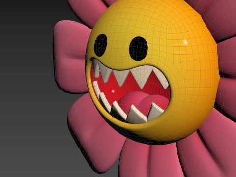 Character243 Devil Flower 3D Model