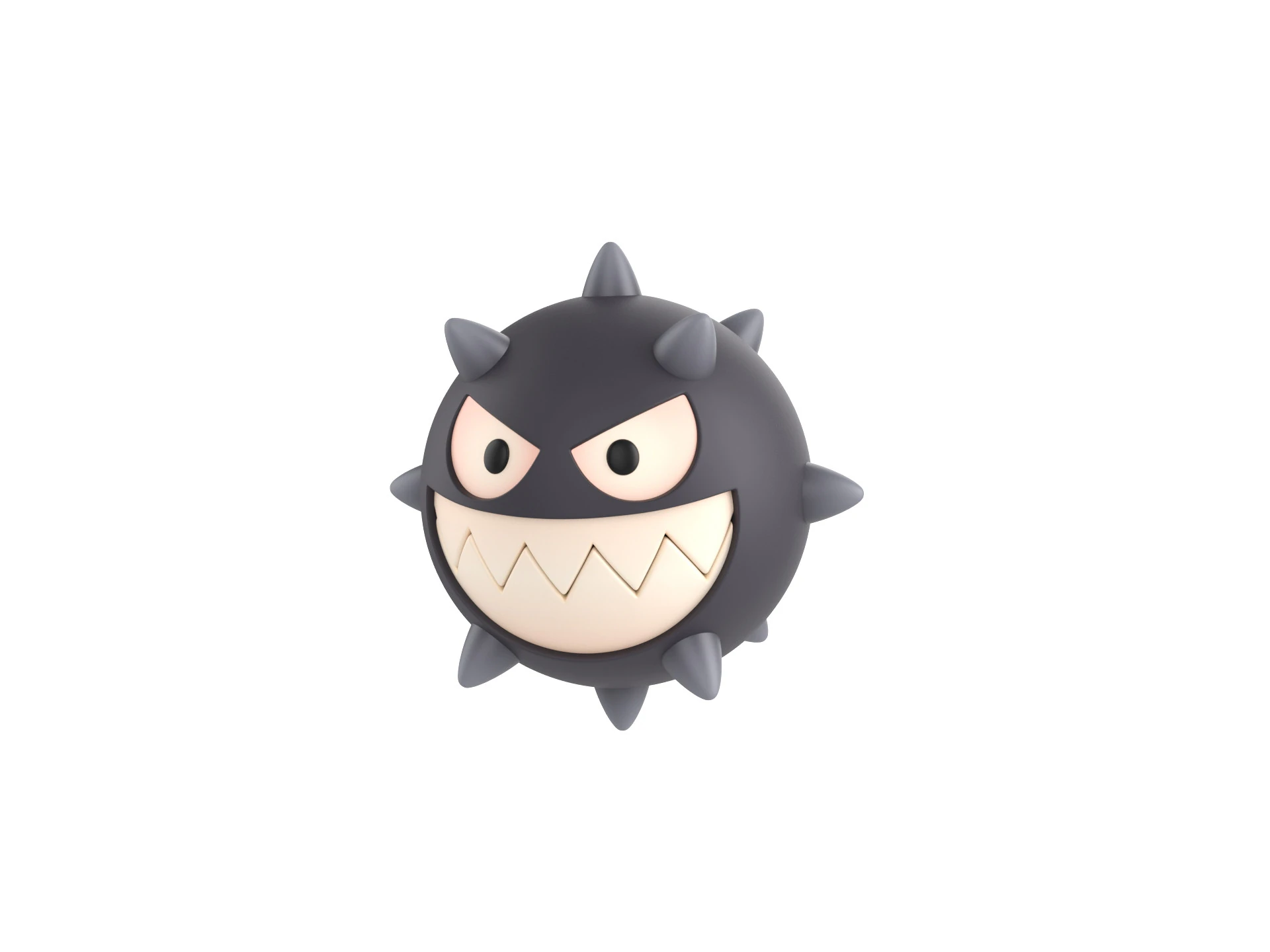 Character244 Spike Ball 3D Model .c4d .max .obj .3ds .fbx .stl .blend